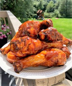 Chicken Drumsticks on a plate