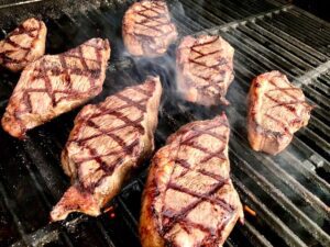 Beef Coulotte on Grill with Searmarks