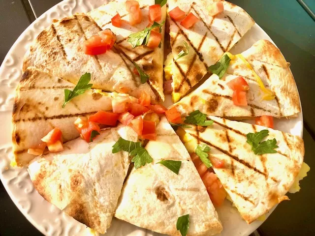 Breakfast Quesadilla Grilled