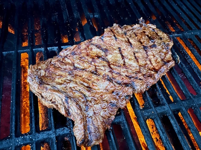 Peach Nectar Marinated Steak