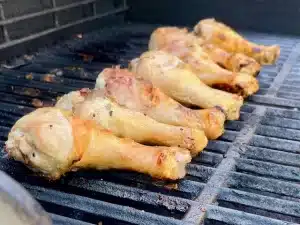 Chicken Drumsticks on the grill