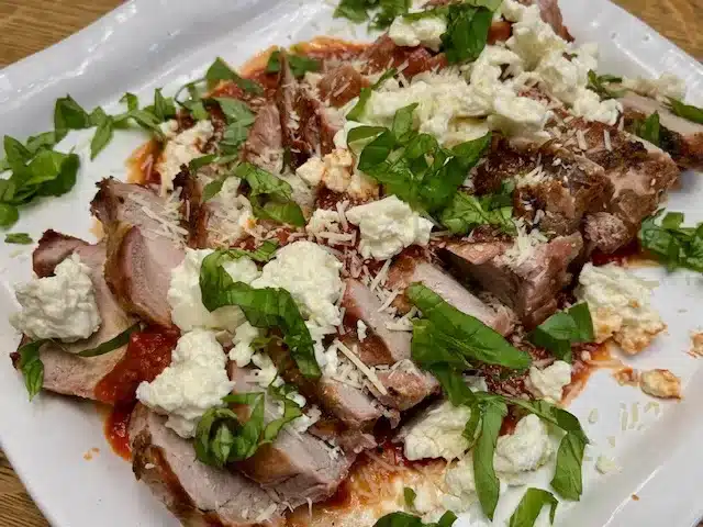 Grilled Pork Tenderloin Italiano